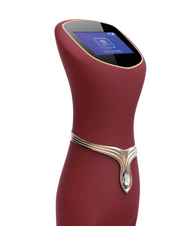 VIOTEC - CHANCE - G-SPOT MASSAGER - GOLD - RED / LCD