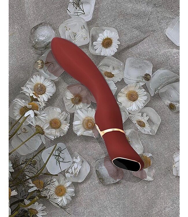 VIOTEC - CHANCE - G-SPOT MASSAGER - GOLD - RED / LCD