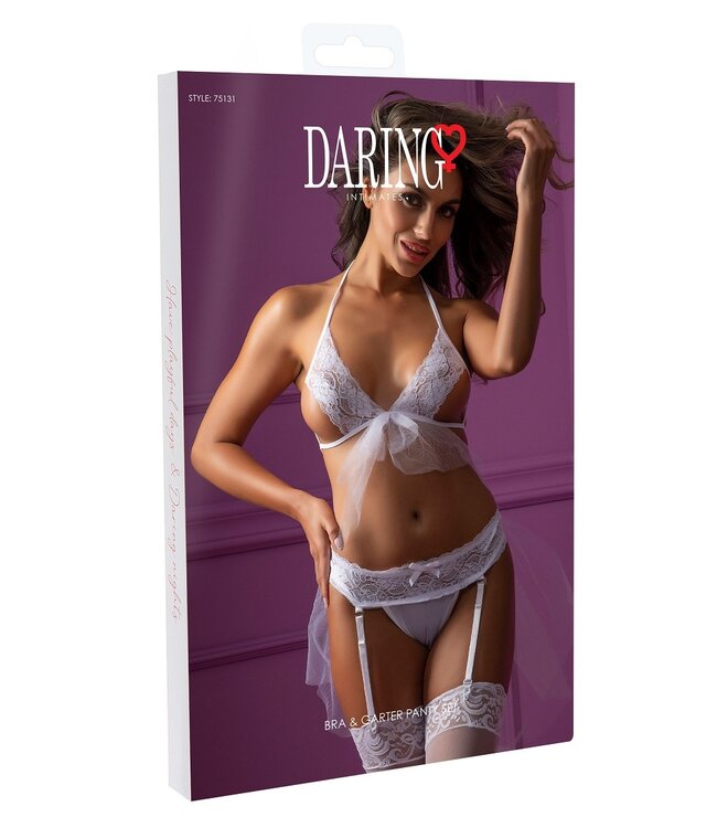 Daring Intimates - Bra & Garter Panty Set