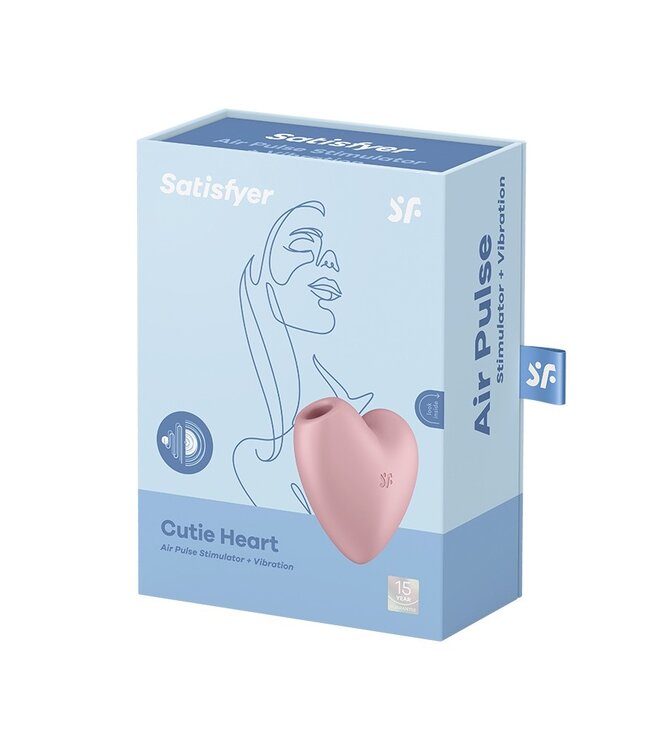 SATISFYER - CUTIE HEART - AIR PULSE VIBRATOR