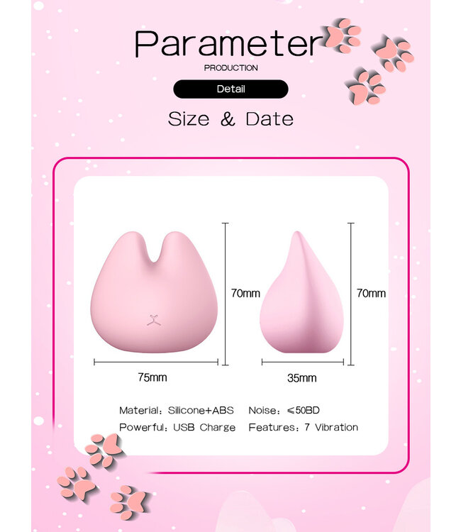Stringpoint - Pink Kitty Massager