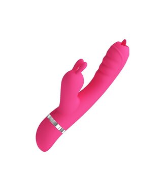 Pretty Love - Phoenix - Rabbit Vibrator met Zuigfunctie - Roze