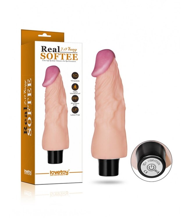 Vibrating Real Softee 7" Realistic