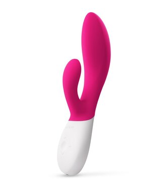 LELO - Ina Wave 2 - Rabbit Vibrator - Cerise