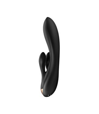 Satisfyer - Double Flex - Rabbit Vibrator - Zwart