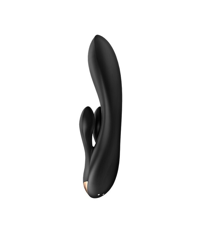 Satisfyer - Double Flex - Rabbit Vibrator - Zwart