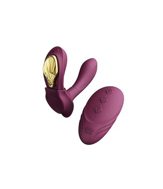 ZALO - Aya - Draagbare Vibrator met Afstandsbediening - Paars