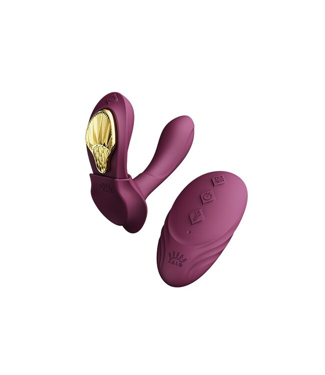 ZALO - Aya - Draagbare Vibrator met Afstandsbediening - Paars