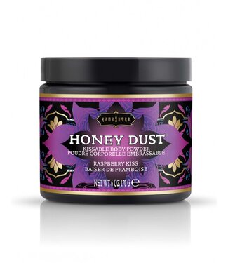 Kama Sutra - Honey Dust Body Talc - Raspberry Kiss (Framboos)