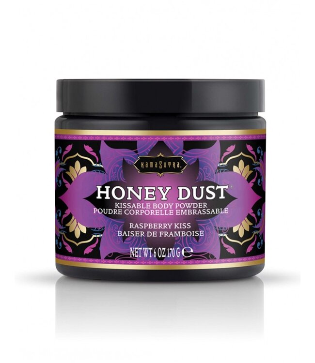 Kama Sutra - Honey Dust Body Talc - Raspberry Kiss (Framboos)