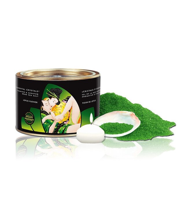 Shunga - Oriental Crystals Lotus Flowers - Dode Zee Zout - 600 g