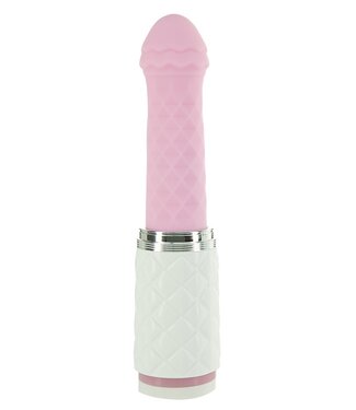 Pillow Talk - Feisty - Thrusting Vibrator - Roze