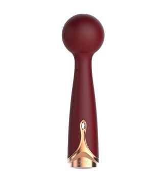 Viotec - Firelick - Mini Wand Vibrator - Goud & Wijnrood