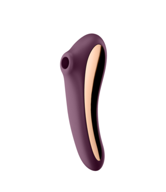 Satisfyer - Dual Kiss - Luchtdruk + G-Spot Vibrator - Paars