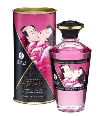 Shunga - Aphrodisiac Warming Oil - Raspberry 100 ml