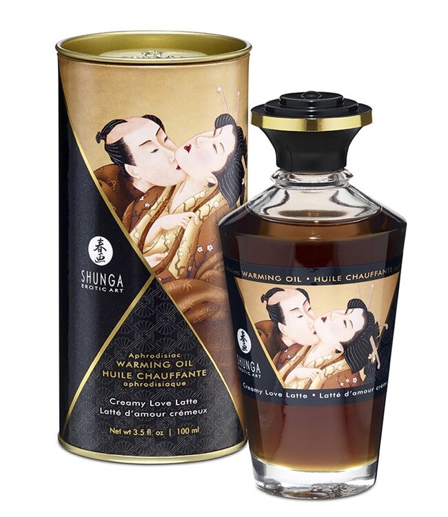 Shunga - Verwarmende Olie - Creamy Latte - 100 ml