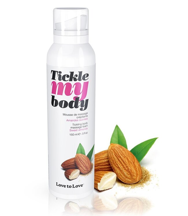 Love to Love - Tickle My Body - Massage Schuim - Gesuikerde Amandel - 150 ml