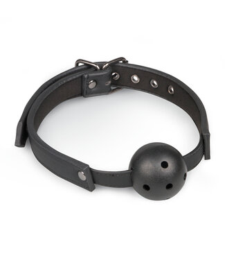 Easytoys Fetish Collection Ball gag met PVC bal - zwart