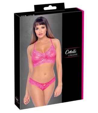 Cottelli Collection Kanten BH Set - Roze