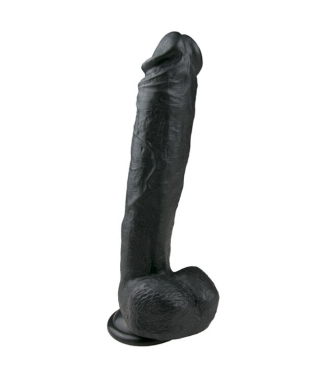 Realistische Dildo Met Balzak - 26,5 cm