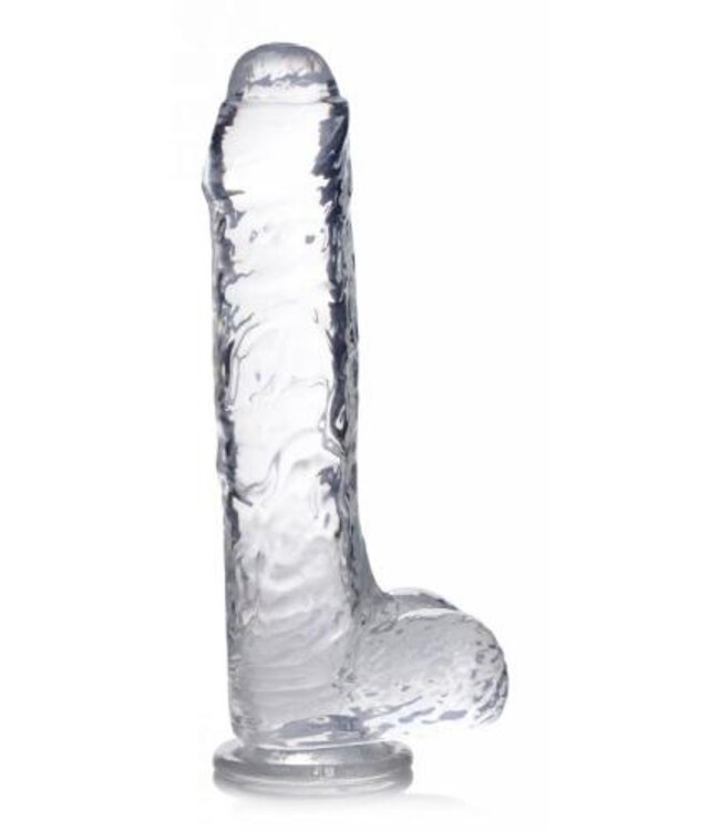 Jock C-Thru Transparante Dildo - 25 cm.