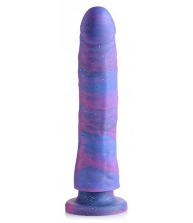 Magic Stick Siliconen Dildo Met Glitters - 24 cm