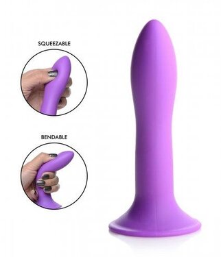 Squeeze-It Squeeze-It Siliconen Dildo - Paars