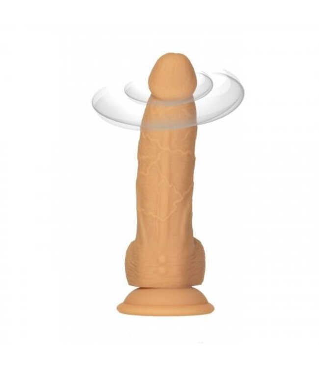 Naked Addiction Roterende & Vibrerende Dildo - 20 cm