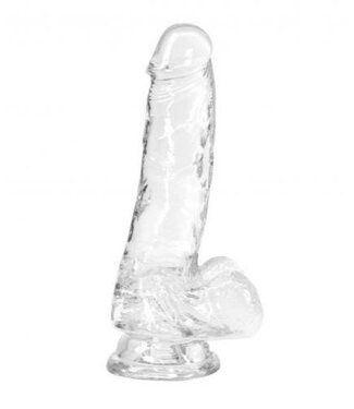 Addiction Crystal Addiction - Transparante Dildo - 18 cm