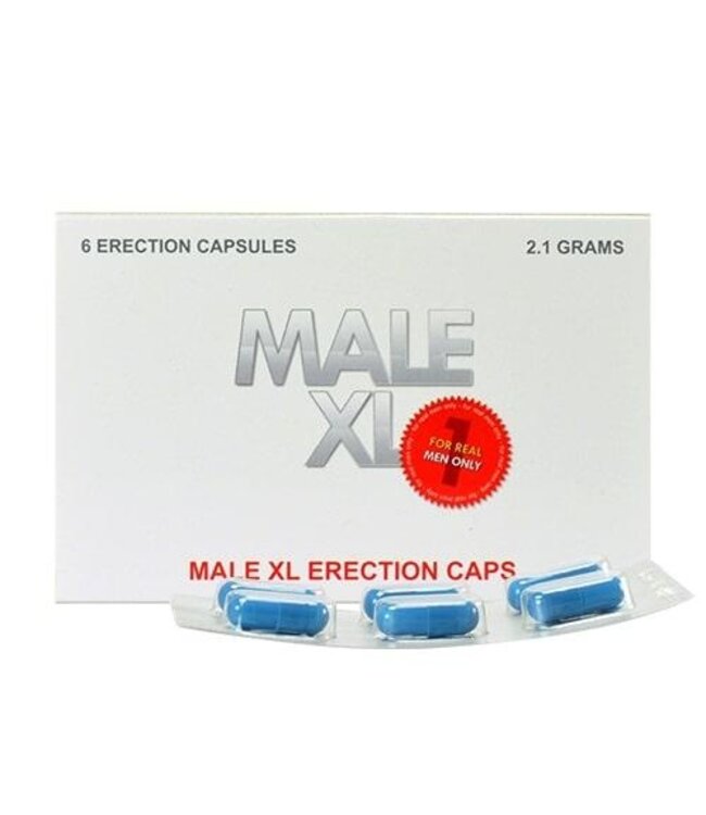 Male XL Erection Erectiepillen - 6 Stuks