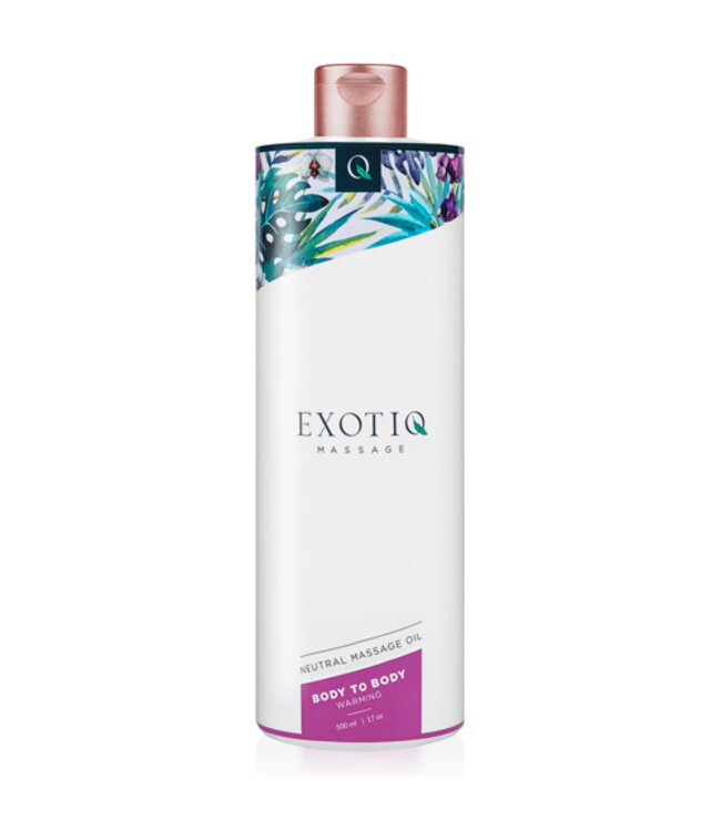 Exotiq Body To Body Verwarmende Massageolie - 500 ml