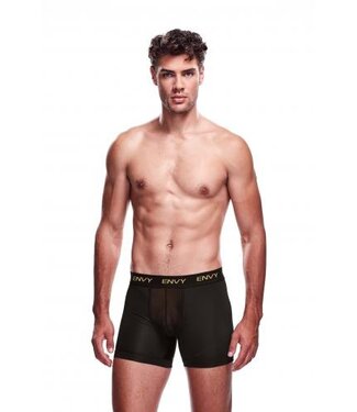 ENVY Envy Transparante Mesh Herenshort - Zwart