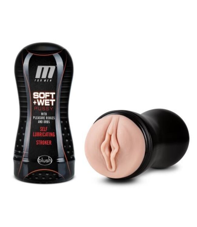 M for Men - Soft and Wet Masturbator Self Lubricating - Noppen & Ribbels