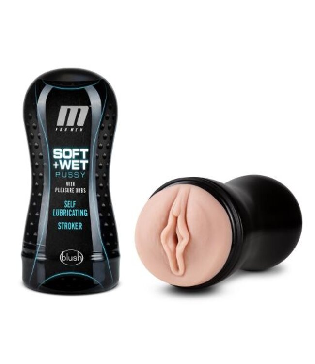 M for Men - Soft and Wet Masturbator Self Lubricating - Noppen