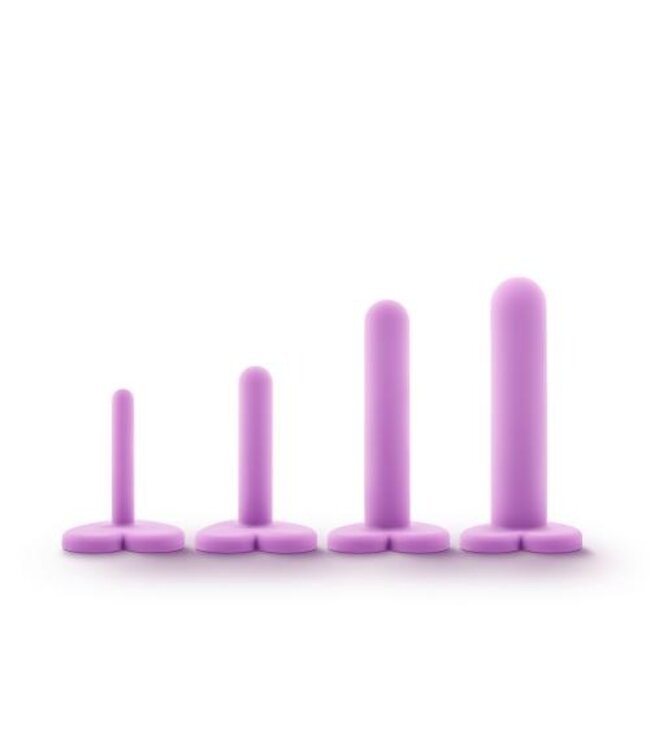 Wellness - Siliconen Vagina Dilator Set - Paars