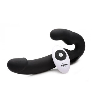 Strap U Urge Strapless Strap-On Vibrator - Zwart