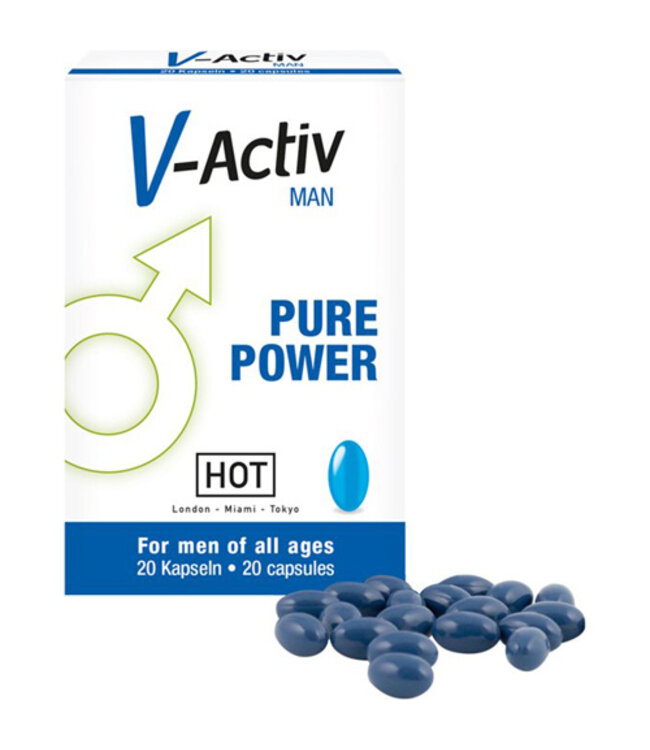 HOT V-Activ Pure Power Voor Mannen - 20 stuks