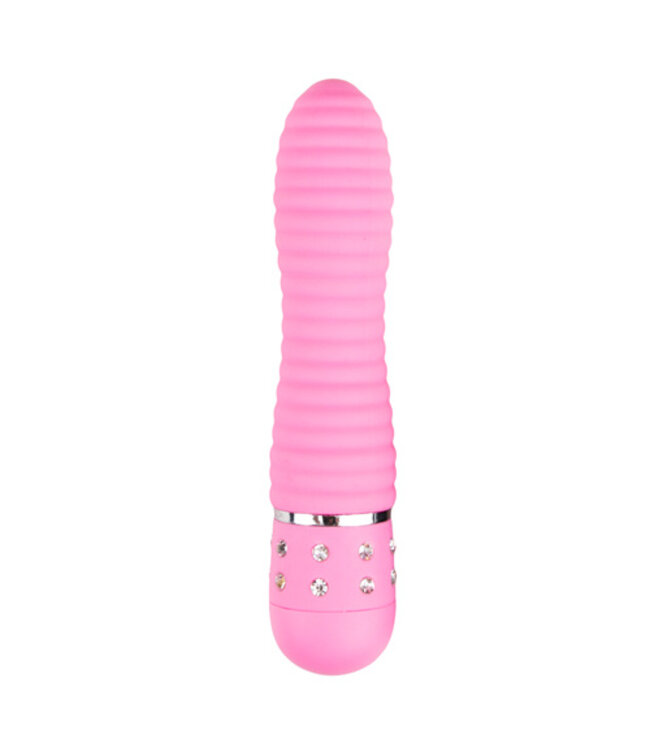 Easytoys Mini Vibrator Geribbeld - Roze