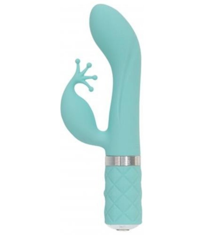 Pillow Talk - Kinky Rabbit & G-Spot Vibrator - Teal