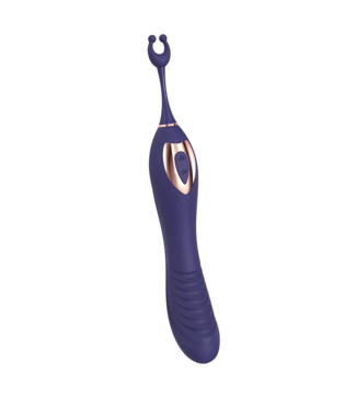 Love to Love - Ô Mega - Clitoris + G-Spot Vibrator - Indigo