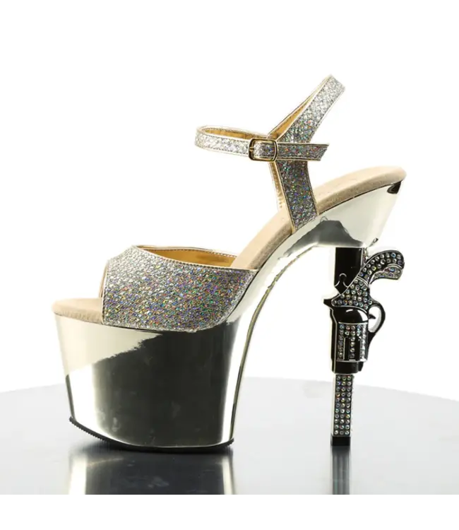 Platform Shoes REVOLVER Gold
