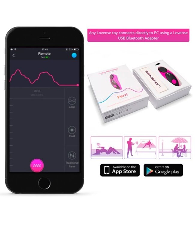 LOVENSE - FERRI REMOTE CONTROLLED PANTY VIBRATOR