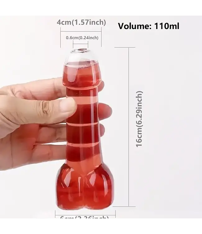 Penis Shotglas  / Cocktails Transparant