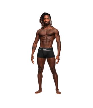 Male Power Pouch Short - M - Black