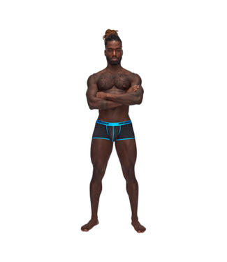 Male Power Uplift Mini Short - XL - Black