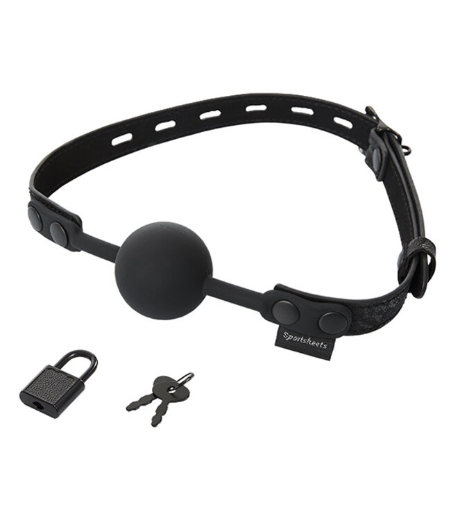 Sportsheets - Sincerely Locking Lace Silicone Ball Gag