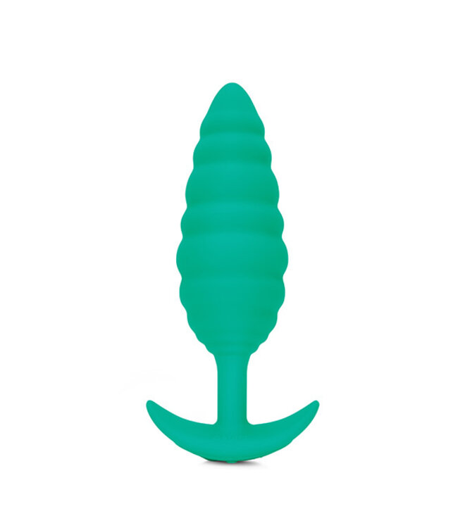 B-Vibe - Texture Plug Twist Groen