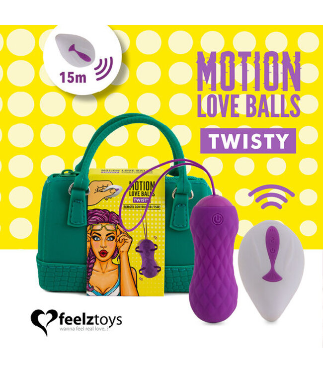 FeelzToys - Remote Controlled Motion Love Balls Twisty