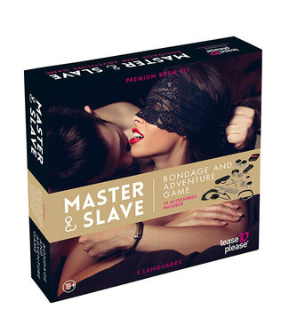 Tease & Please Master & Slave Bondage Spel Beige (NL-EN-DE-FR-ES-IT-SE-NO-PL-RU)