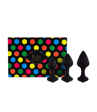 FeelzToys FeelzToys - Bibi Butt Plug Set 3 st. Zwart